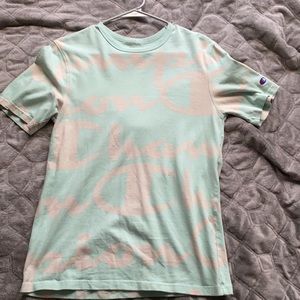 Men champion all over print shirt